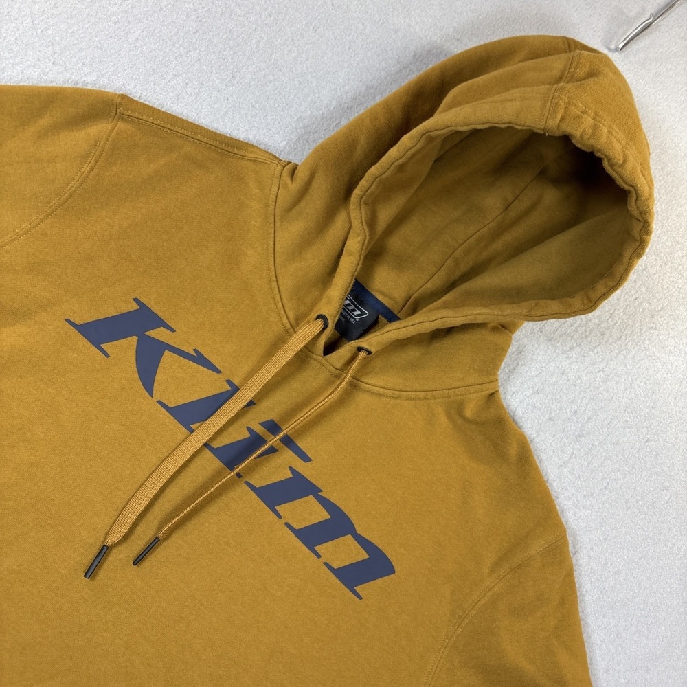 Klim Men's Pullover Hoodie - Size 2X  Brown EUC Motorsport Logo